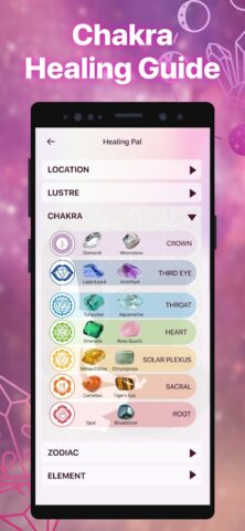 Healing Pal:Crystal Identifier для Android — скриншот 3