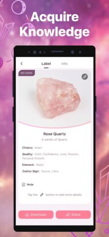 Healing Pal:Crystal Identifier для Android — скриншот 4