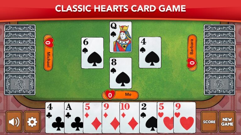 Hearts — Card Game Classic для Android — скриншот 1