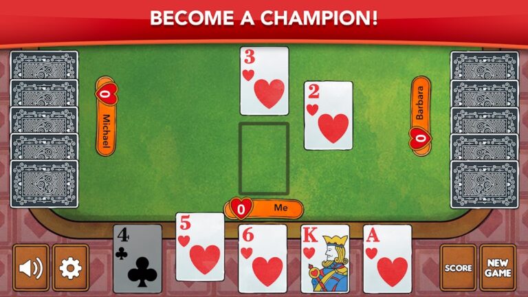 Hearts — Card Game Classic для Android — скриншот 2