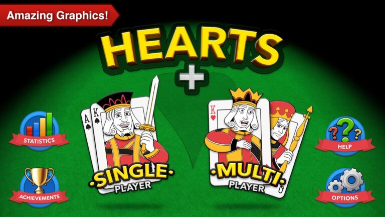 Hearts + Classic Card Game для Android — скриншот 2