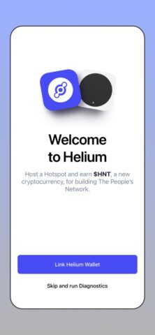 Helium Hotspot для iOS — скриншот 1