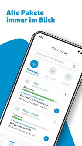 Hermes Paket для Android — скриншот 3