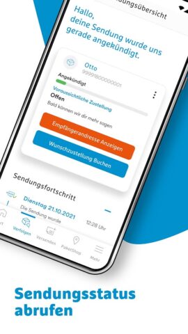 Hermes Paket для Android — скриншот 4