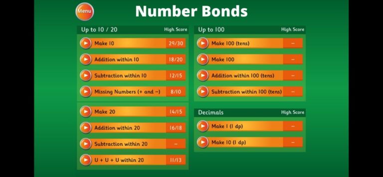 Hit the Button Maths для iOS — скриншот 2