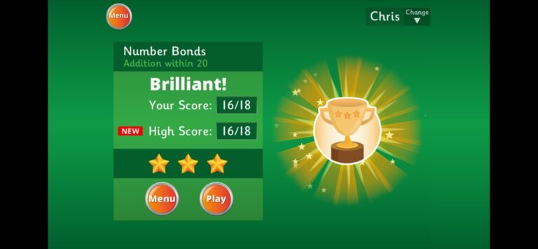 Hit the Button Maths для iOS — скриншот 5