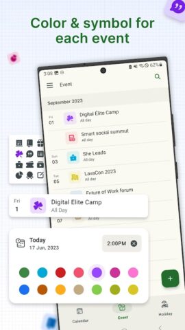 Календарь праздников для Android — скриншот 2
