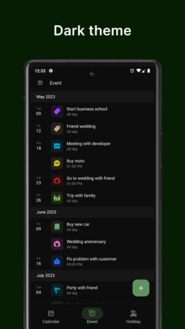 Календарь праздников для Android — скриншот 4