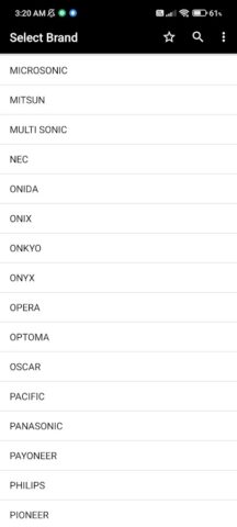 Пульты музыкальной системы для Android — скриншот 5