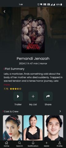 Horror Movies для Android — скриншот 3