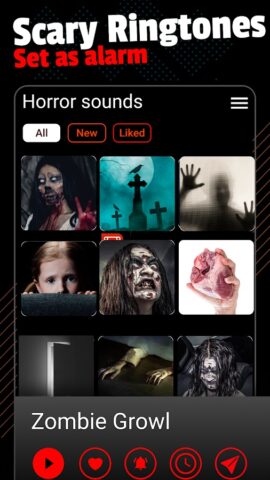 Horror Sounds Effects для Android — скриншот 2