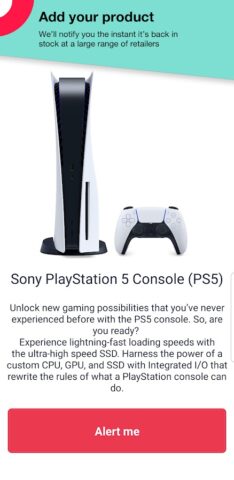 HotStock — in-stock alerts для Android — скриншот 2