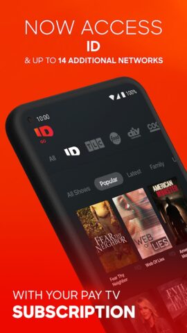 ID GO — Stream Live TV для Android — скриншот 1