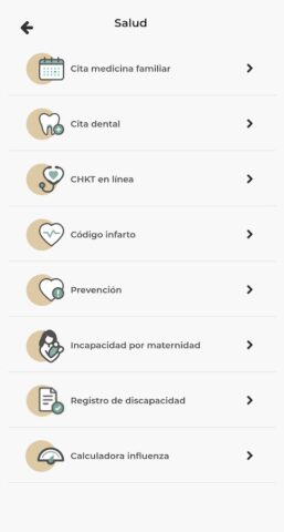 IMSS Digital для Android — скриншот 5