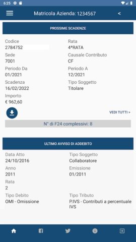 INPS Cassetto Art Com для Android — скриншот 3