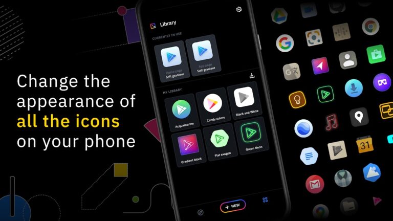 Icon Pack Studio для Android — скриншот 1