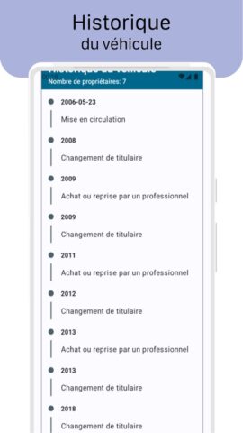 Immatriculation-Auto.info для Android — скриншот 3