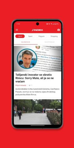 Index.hr для Android — скриншот 1