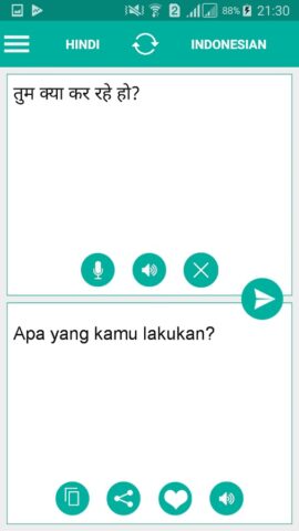 Indonesian Hindi Translator для Android — скриншот 1