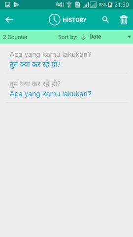 Indonesian Hindi Translator для Android — скриншот 4