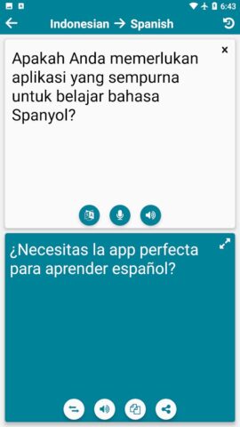 Indonesian — Spanish для Android — скриншот 3