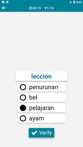 Indonesian — Spanish для Android — скриншот 5