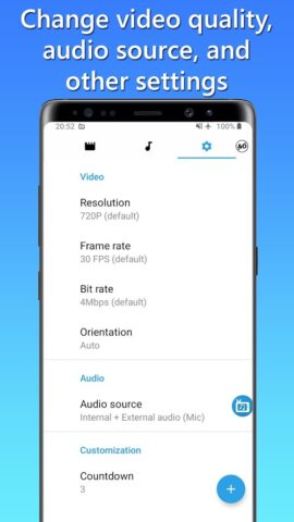 Internal Audio Screen Recorder для Android — скриншот 4