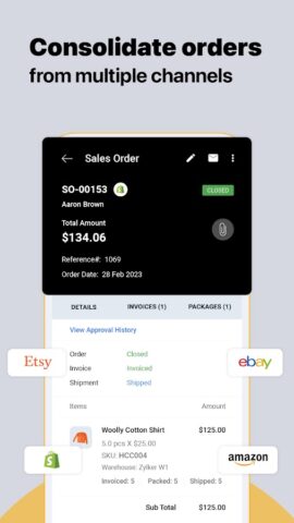 Inventory Management App -Zoho для Android — скриншот 1