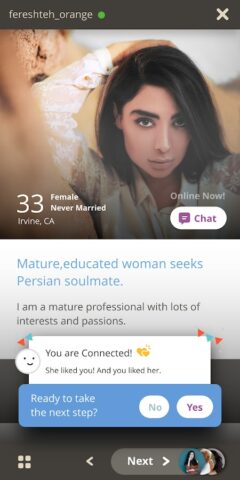 Iranian Personals Dating для Android — скриншот 1