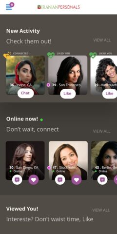 Iranian Personals Dating для Android — скриншот 2