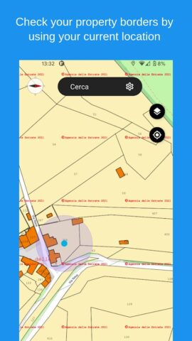 Italian Cadastral Map для Android — скриншот 2