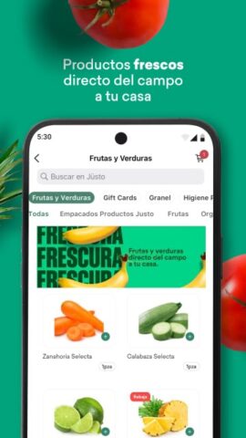 Jüsto — El súper 100% digital для Android — скриншот 2