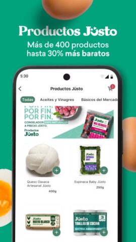 Jüsto — El súper 100% digital для Android — скриншот 4