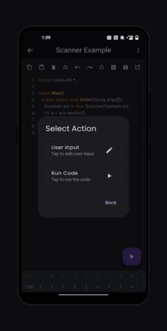 Java Compiler для Android — скриншот 4