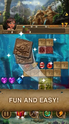 Jewels Atlantis: головоломка для Android — скриншот 2