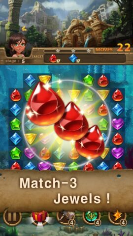Jewels Atlantis: головоломка для Android — скриншот 4