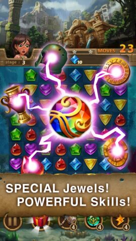 Jewels Atlantis: головоломка для Android — скриншот 5