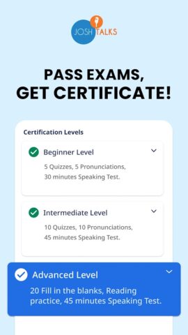 JoshTalks English Speaking App для Android — скриншот 4
