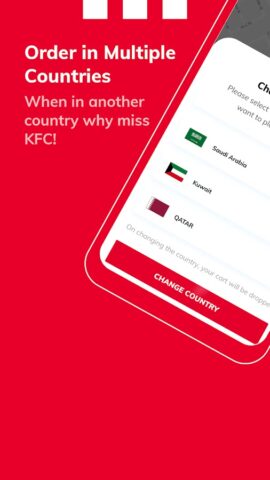 KFC Qatar — Order food online для Android — скриншот 2