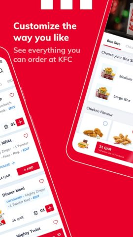 KFC Qatar — Order food online для Android — скриншот 4