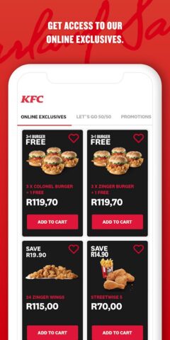 KFC South Africa для Android — скриншот 2