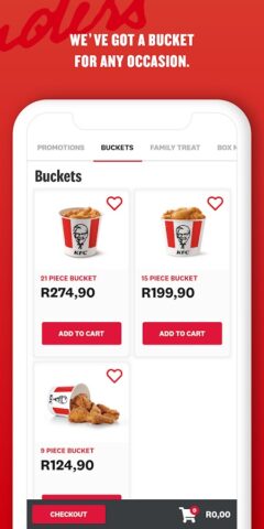 KFC South Africa для Android — скриншот 3
