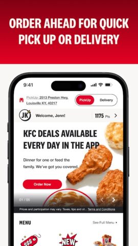 KFC US — Ordering App для Android — скриншот 3