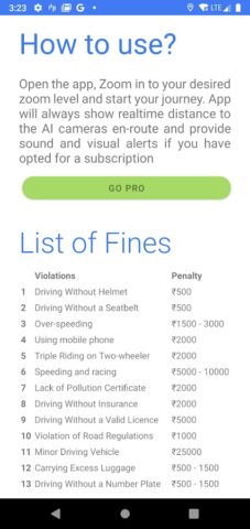 Kerala AI camera tracker radar для Android — скриншот 3