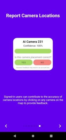 Kerala AI camera tracker radar для Android — скриншот 4
