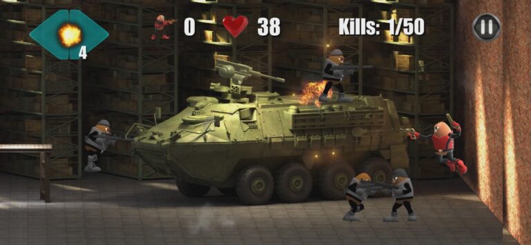 Killer Bean Unleashed для iOS — скриншот 1