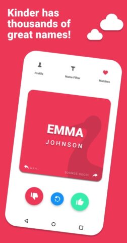 Kinder — Find Baby Names для Android — скриншот 3