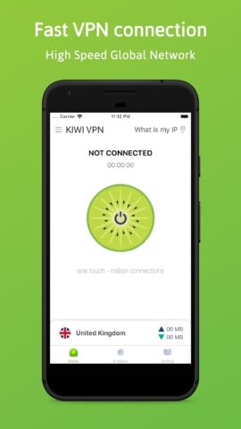 Kiwi VPN Connection IP Changer для Android — скриншот 1