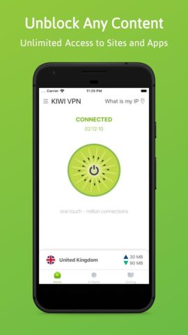 Kiwi VPN Connection IP Changer для Android — скриншот 2
