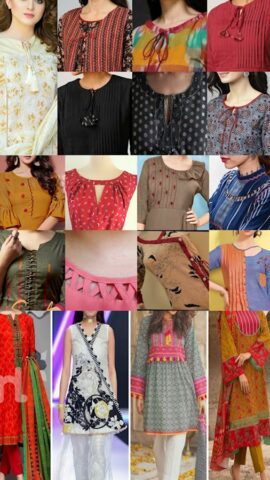 Kurti Neck Designs for Girls для Android — скриншот 2